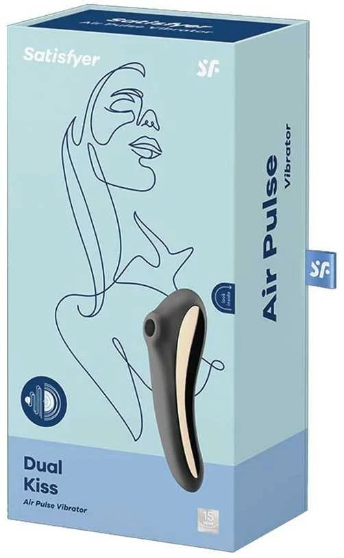 „Satisfyer Dual Kiss“ oro stimuliatorius-vibratorius