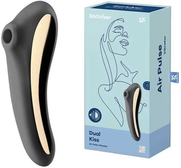 „Satisfyer Dual Kiss“ oro stimuliatorius-vibratorius