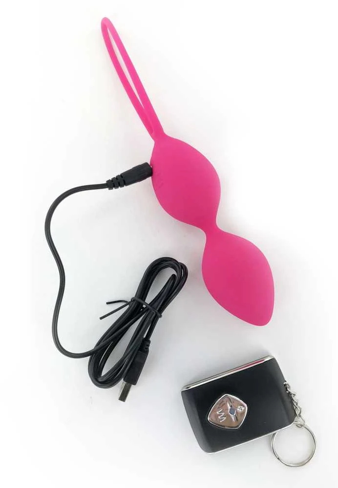Marc Dorcel Divine Balls Purpuriniai vibruojantys geišų kamuoliukai