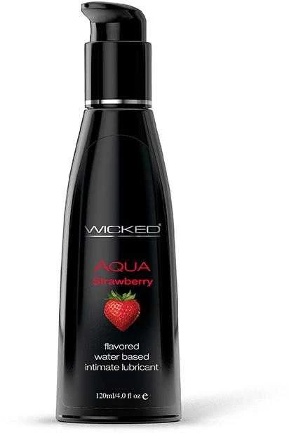 Wicked Sensual Care WICKED AQUA TRAWBERRY SKATINIO LUBRIKANTAS 120ml