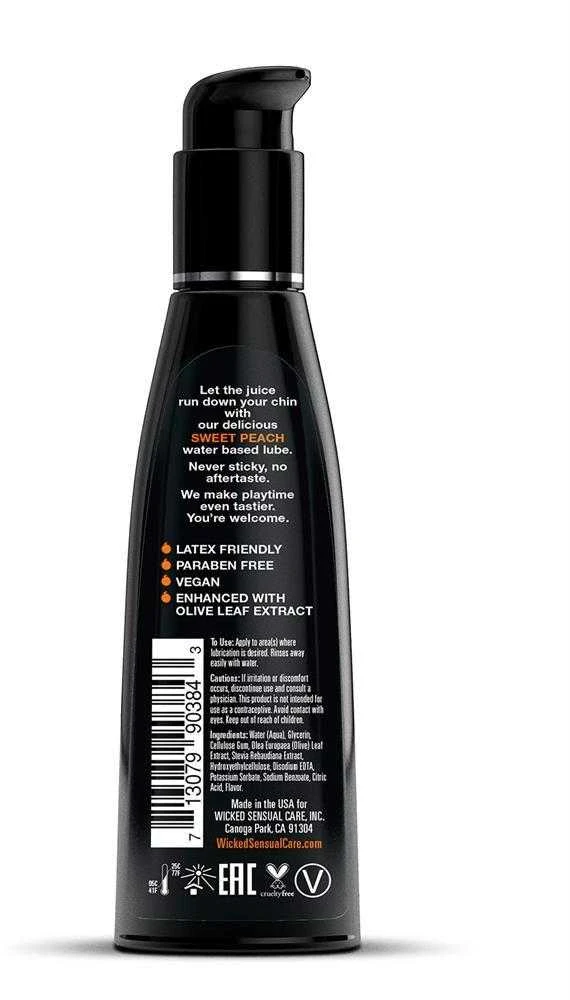 Wicked Sensual Care WICKED AQUA SWEET PEACH SKOVO LUBRIKANTAS 120ml
