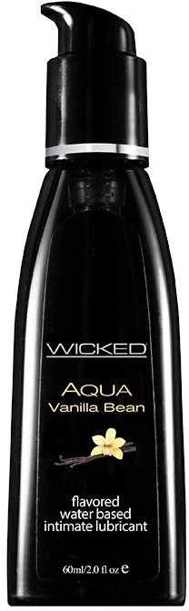 Wicked Sensual Care WICKED AQUA VANILĖS PUPELĖS SKOVO LUBRIKANTAS 60ml