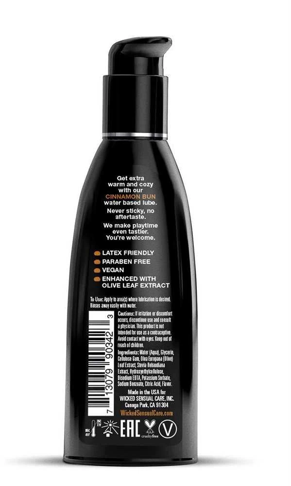 Wicked Sensual Care WICKED AQUA CINNAMON BUN skonio LUBRIKANTAS 60ml