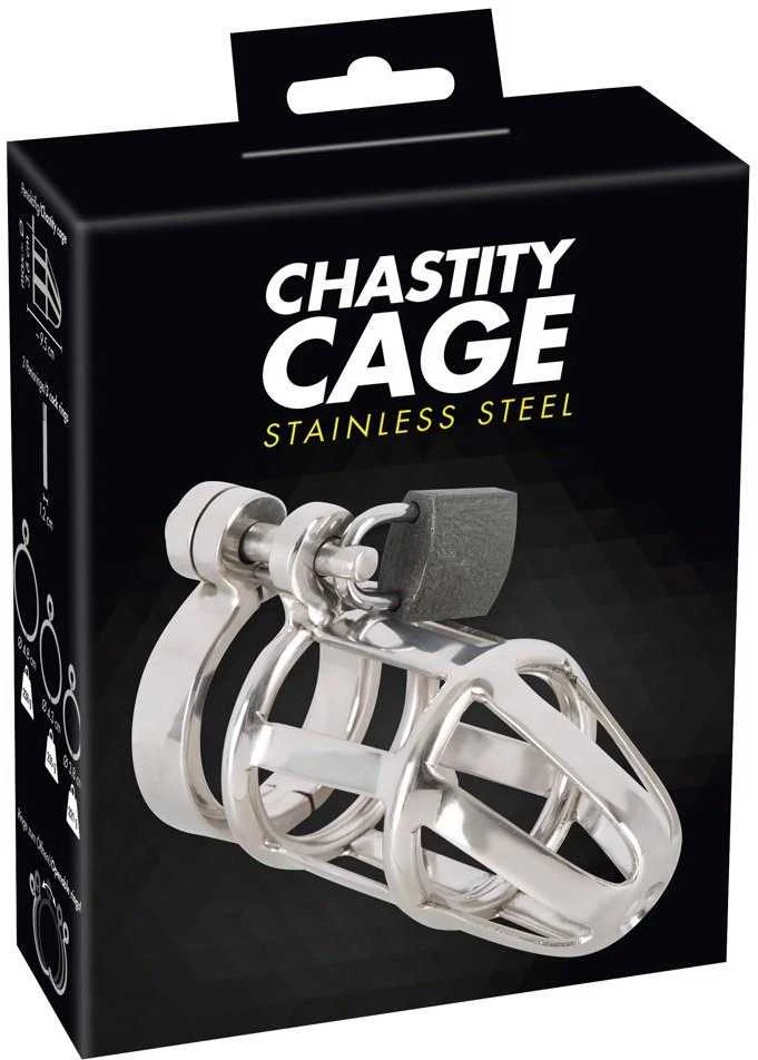 You2Toys Steel „Chastity Cage“ nerūdijantis plienas