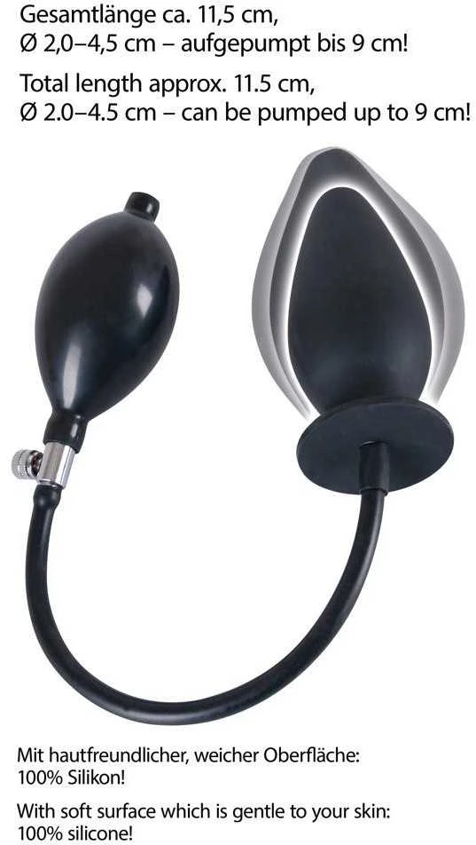 You2Toys Pripučiamas „Dildo“ užpakalio kištukas