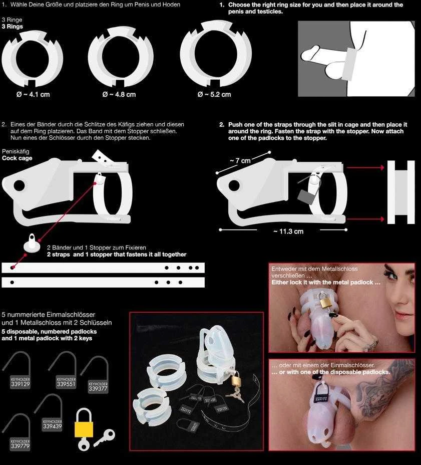 You2Toys Cock Cage Set Penio narvas