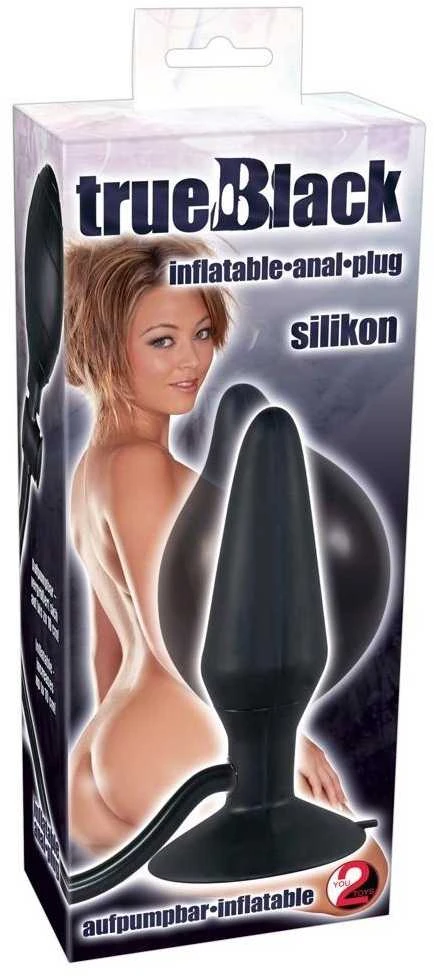 Pripučiamas analinis kamštis You2Toys True Black