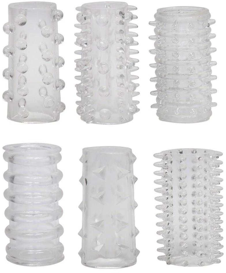 You2Toys Raudona Roses Penis Ring Set 6 pcs