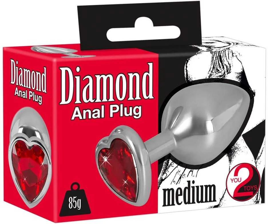 Vidutinis Diamond analinis kamštis pakuotėje