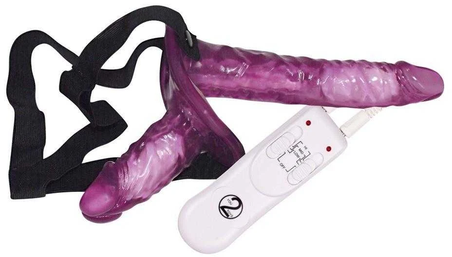 You2Toys Vibruojantis Strap-on Duo