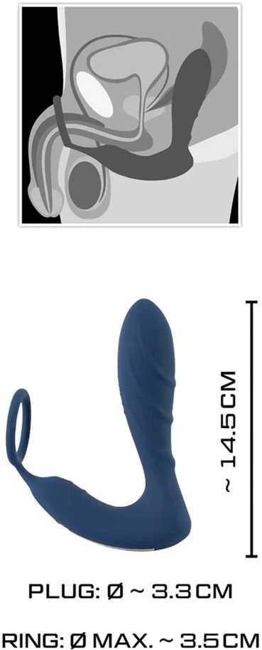 You2Toys Vibruojantis prostatos kamštis su C
