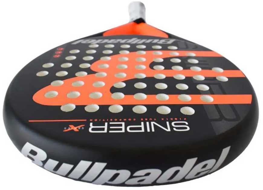 Padelio raketė Bullpadel Sniper X, 360-370g, oranžinė