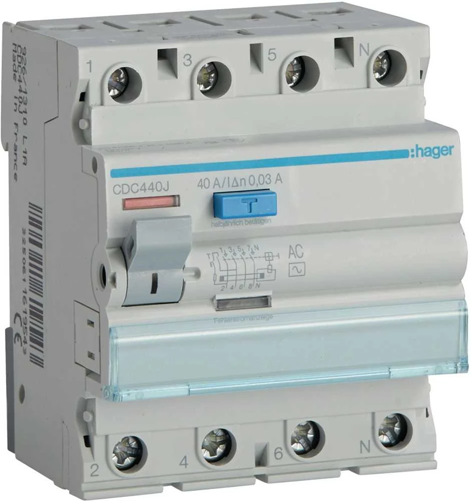 Hager CDC440J elektros spintos priedas