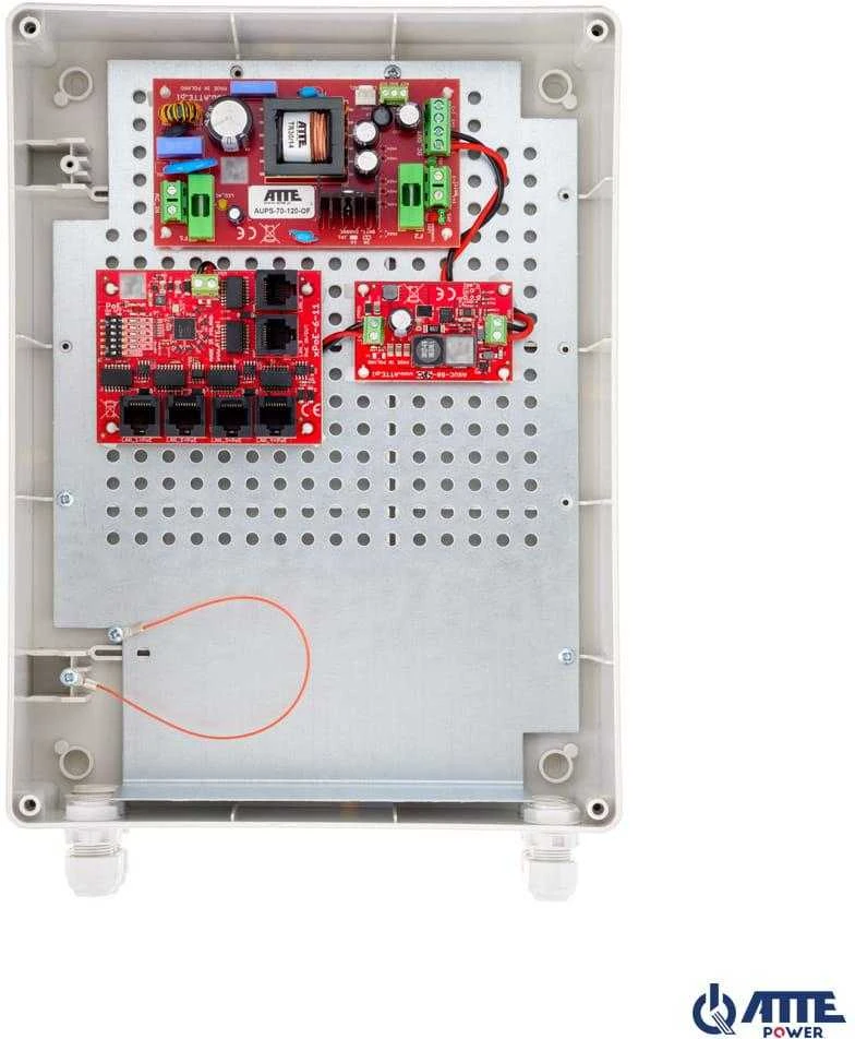 Šakotuvas SWITCH POE SU BUFERINIU MAITINTUVU IPUPS-5-11-XL2 5 PRIEVADŲ ATTE