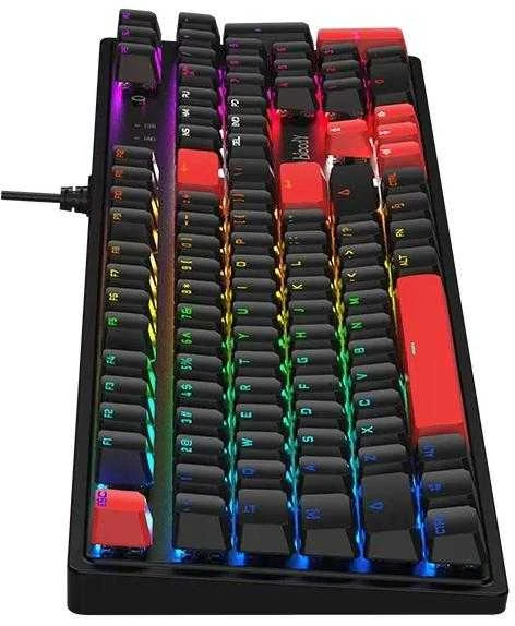Klaviatūra žaidimams A4Tech Bloody S520N BLMS Raudona Plus su laidu mechaninė su pašvietimu juoda
