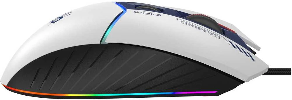 Pelė Myszka žaidimams A4Tech Bloody W95Max Sports Navy su laidu 12000 dpi optinė balta