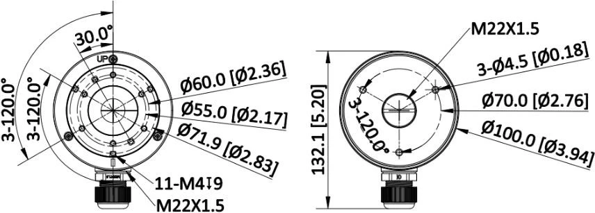 Montavimo bazė Hikvision DS-1280ZJ-S