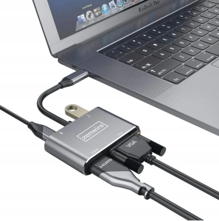 Šakotuvas Zenwire USB-C stotelė / replikatorius (1022000744)