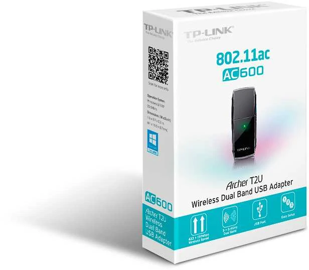 TP-Link Archer T2U tinklo adapterio pakuotė