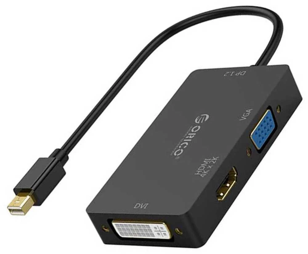 Orico mini DisplayPort į 3-in-1 HDMI VGA DVI adapteris