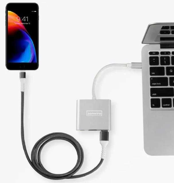 Šakotuvas Zenwire USB-C dokas / replikatorius (5CFB-4386C)