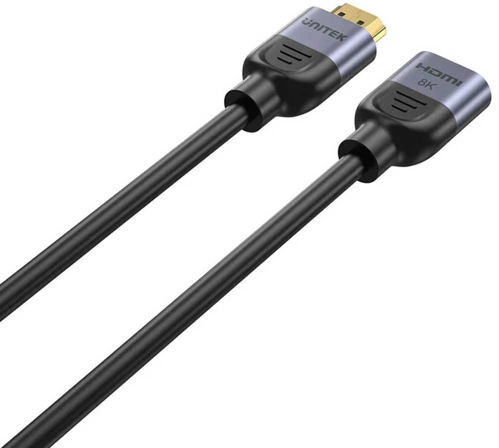 Unitek HDMI (M) – HDMI (F) 2.1 ilgintuvas, 8K 2m
