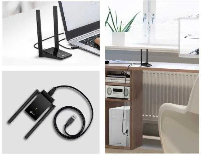 TP-LINK | Archer | 2×External | T4U Plus | 2.4GHz/5GHz | 400+867 Mbit/s