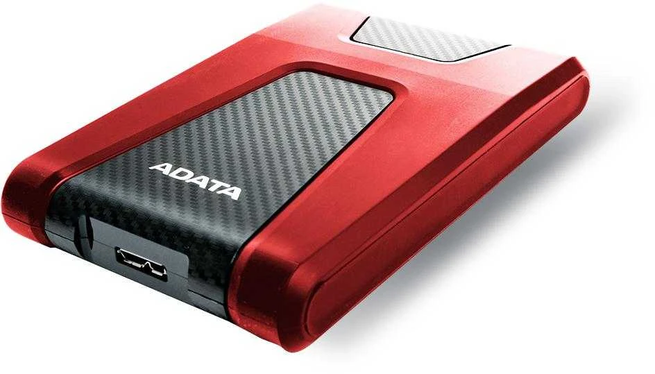 Kietasis išorinis diskas Adata HD650 1TB 2.5" USB3 Raudonas