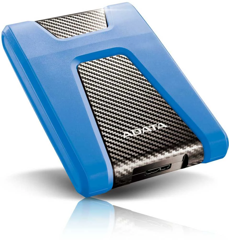 Kietasis išorinis diskas Adata HD650 2TB 2.5", USB 3.1 (suderinama su USB 2.0), Mėlynas