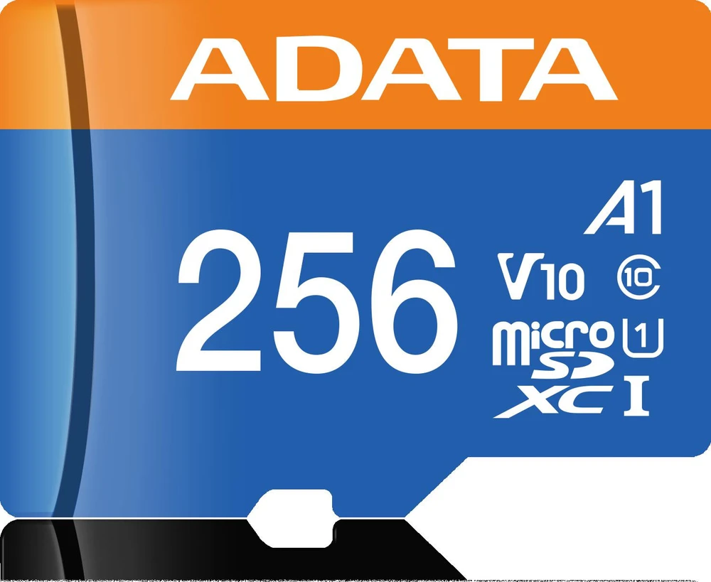 ADATA 256GB Premier Micro SDHC, R/W iki 100/25 MB/s, su adapteriu
