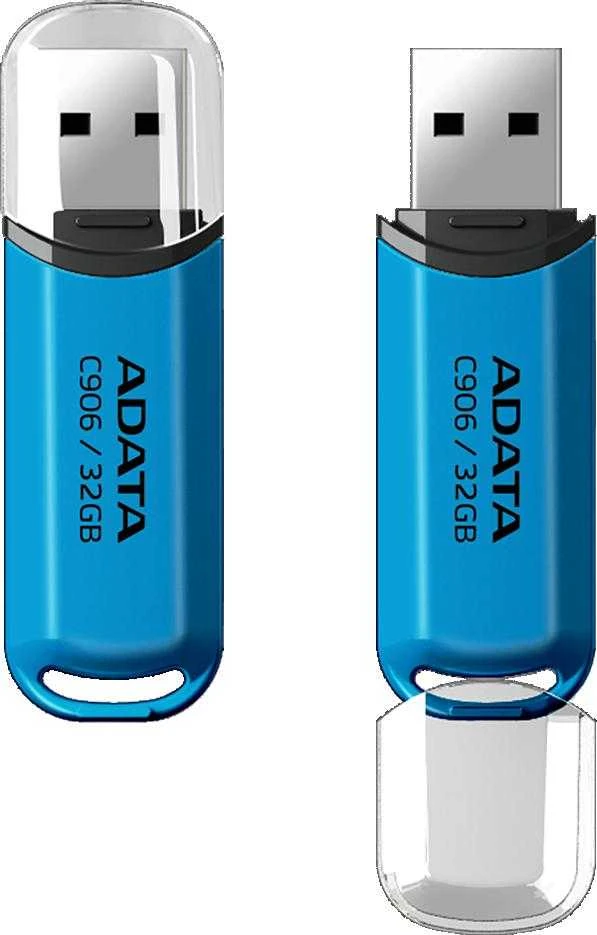 ADATA | USB atmintinė | C906 | 32 GB | USB A tipo | Mėlyna