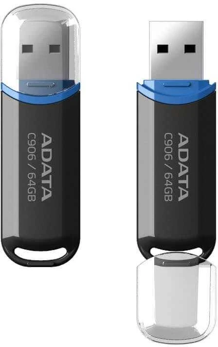 ADATA C906 64GB USB2.0 Stick Classic Juodas