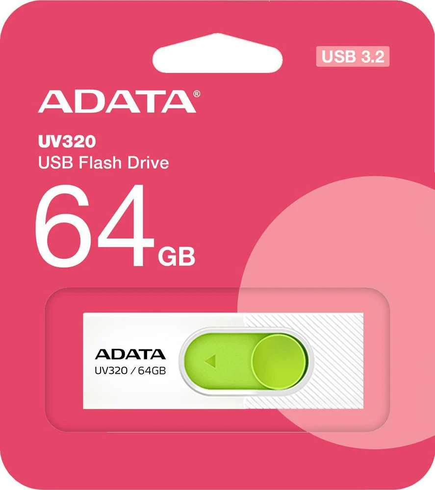Atmintukas Adata UV320 64GB Baltas