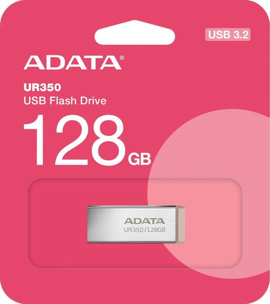 ADATA | USB atmintinė | UR350 | 128 GB | USB A tipo | Ruda