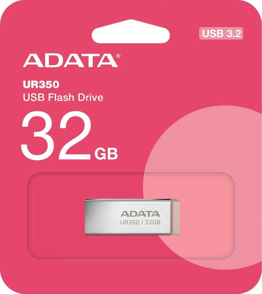 ADATA | USB atmintinė | UR350 | 32 GB | USB A tipo | Ruda