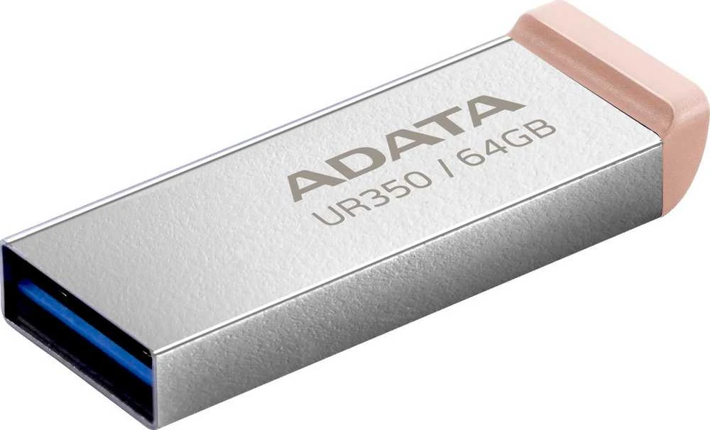 ADATA | USB atmintinė | UR350 | 64 GB | USB A tipo | Ruda
