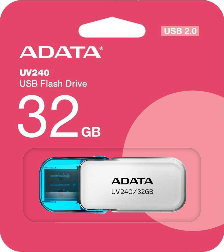 ADATA | UV240 | 32 GB | USB A tipo | Balta