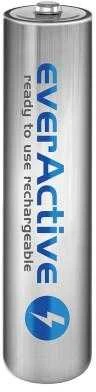 Įkraunamos baterijos everActive Ni-MH R03 AAA 800 mAh Sidabrinis Line
