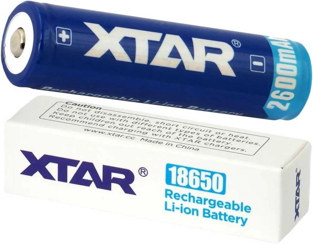 Akumuliatorius 18650 XTAR - 2600mAh