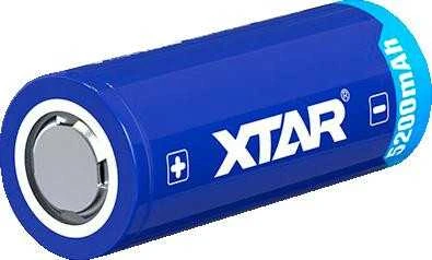 Xtar 5200mAh 3,6V 26650 akumuliatorius su PCB