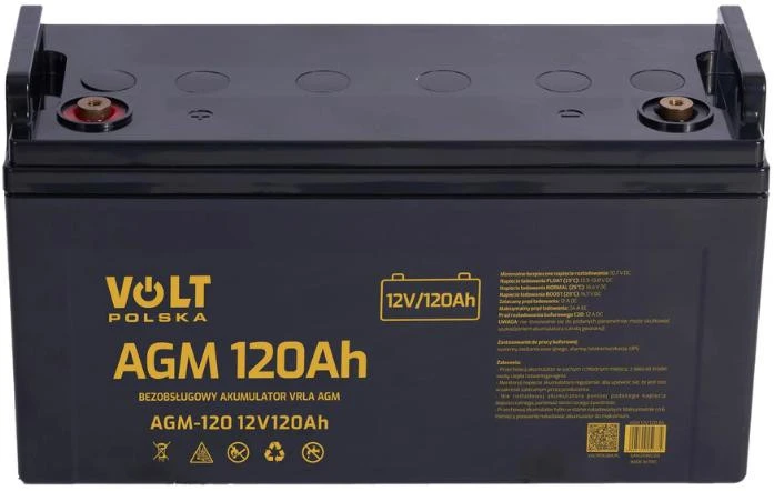 Volt AKUMULIATORIUS AGM 12V 120 AH
