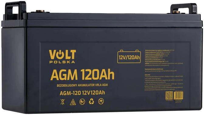 Volt AKUMULIATORIUS AGM 12V 120 AH