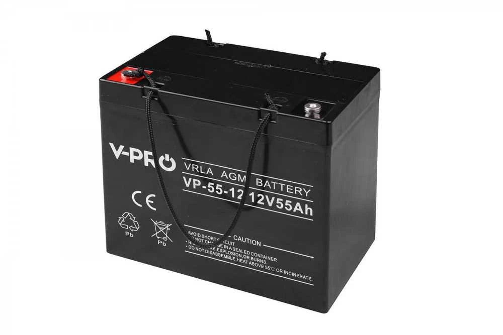 VOL Akumuliatorius AGM VPRO 12V 55 Ah