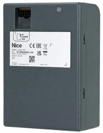 „Nice PSS124“ 24 V 1,2 Ah avarinio maitinimo akumuliatorius R30 valdymo blokams