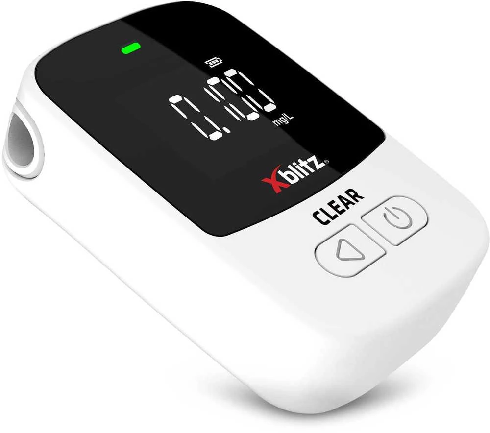 Alkotesteris XBLITZ ELECTROCHEMICAL BREATHALYZER CLEAR