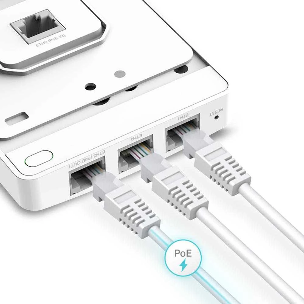 Maršrutizatorius TP-LINK | „Omada AC1200“ belaidis MU-MIMO gigabito sieninis prieigos taškas | EAP235-Wall | 802.11ac | 2.4 GHz/5 GHz | 867+300 Mbit/s | 10/100/1000 Mbit/s | Ethernet LAN (RJ-45) jungtys 4 | MU-MiMO Taip | PoE įvestis
