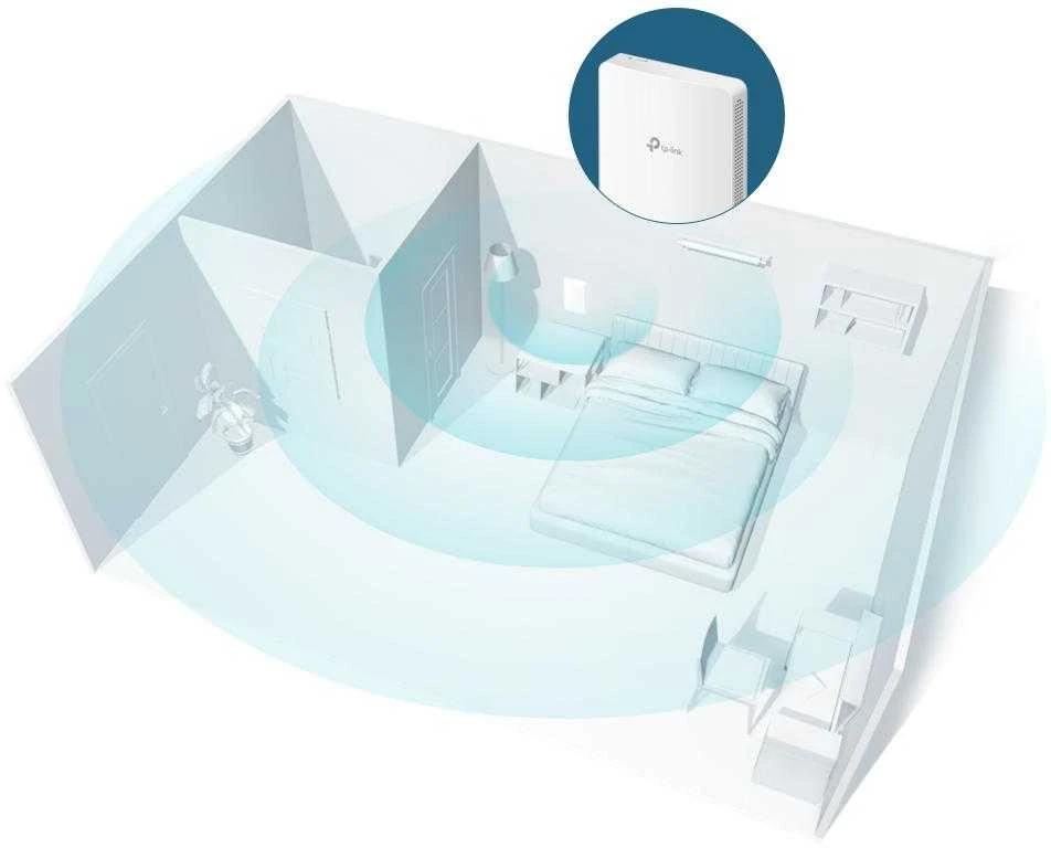 Maršrutizatorius TP-LINK | „Omada AC1200“ belaidis MU-MIMO gigabito sieninis prieigos taškas | EAP235-Wall | 802.11ac | 2.4 GHz/5 GHz | 867+300 Mbit/s | 10/100/1000 Mbit/s | Ethernet LAN (RJ-45) jungtys 4 | MU-MiMO Taip | PoE įvestis
