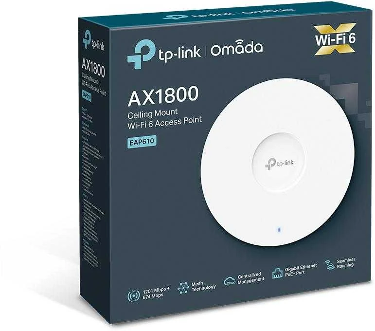 Maršrutizatorius TP-LINK Omada EAP610 – Prieigos taškas – Wi-Fi 6