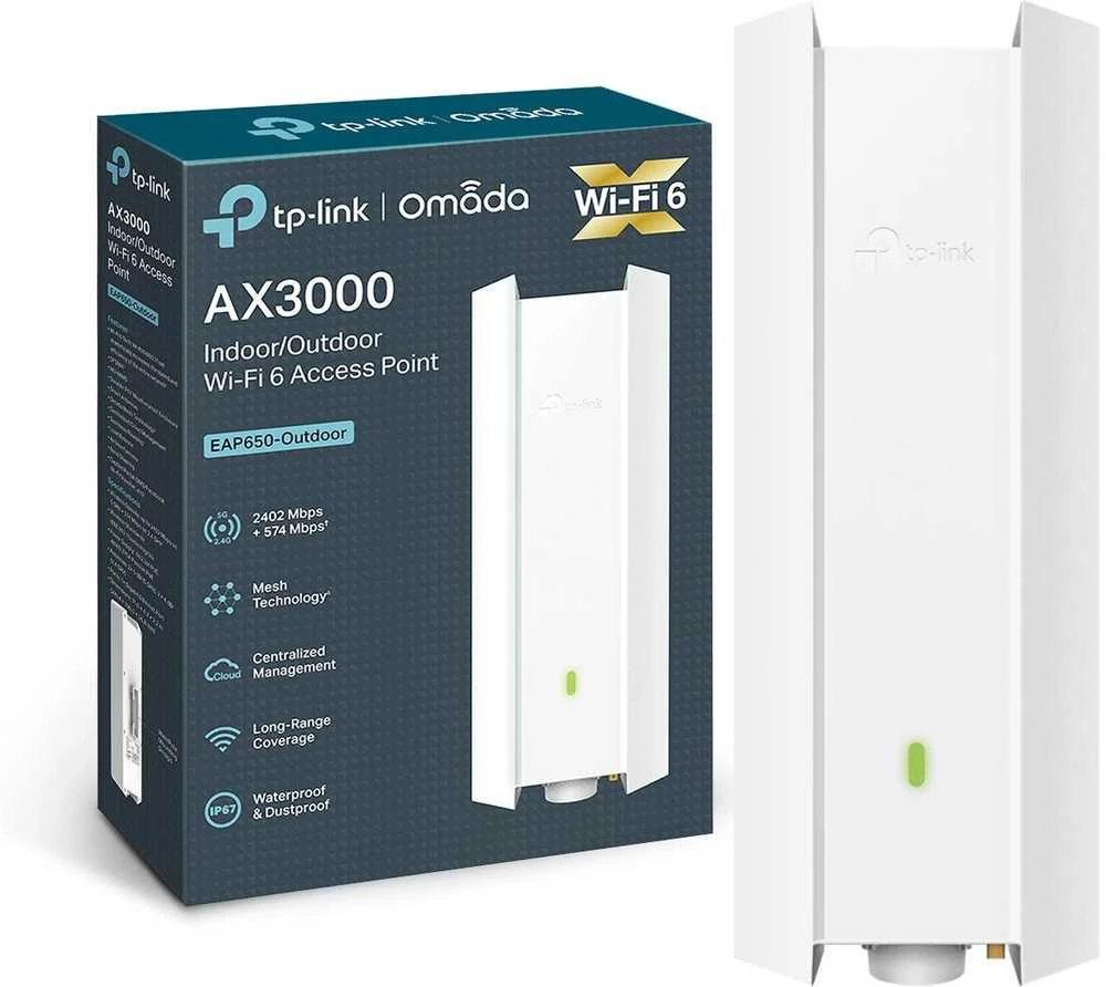 Maršrutizatorius TP-Link Omada AX3000 vidinis/lauko WiFi 6 prieigos taškas