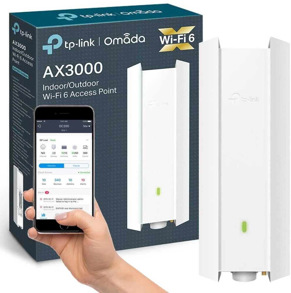 Maršrutizatorius TP-Link Omada AX3000 vidinis/lauko WiFi 6 prieigos taškas